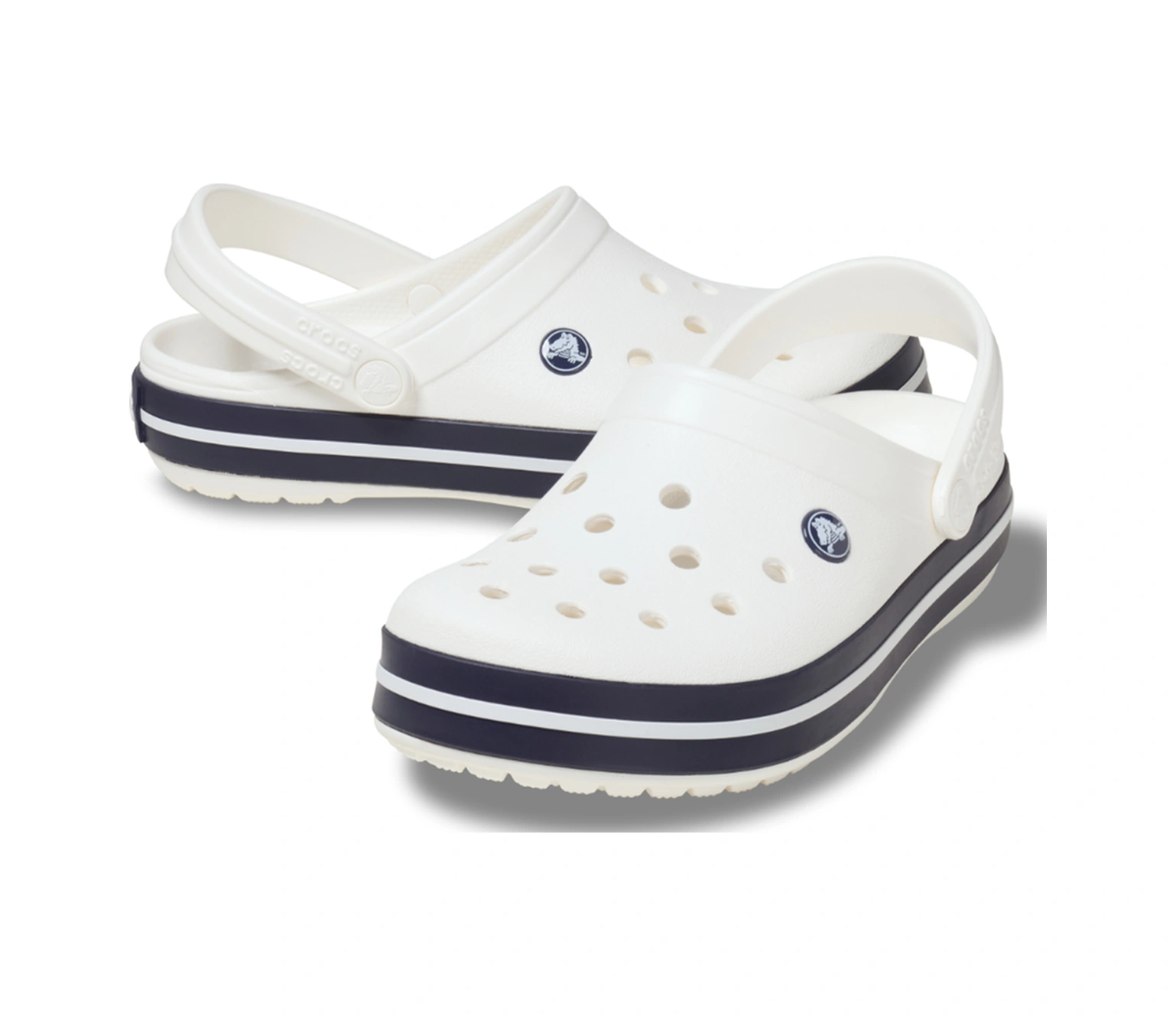 Crocs Crocband Günlük Unisex Terlik Beyaz Mavi Beyaz Mavi