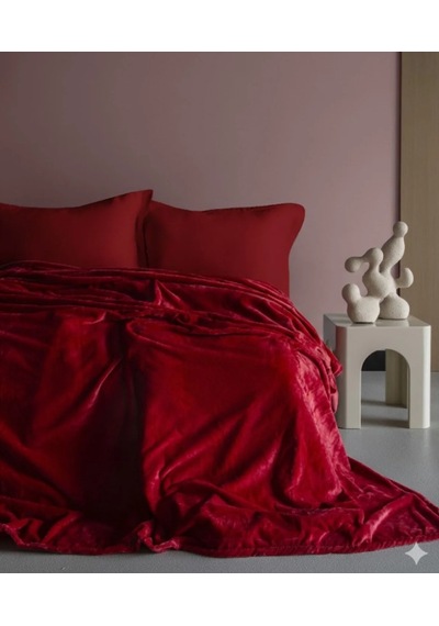 Moon Wellsoft Battaniye 200x220 Kırmızı