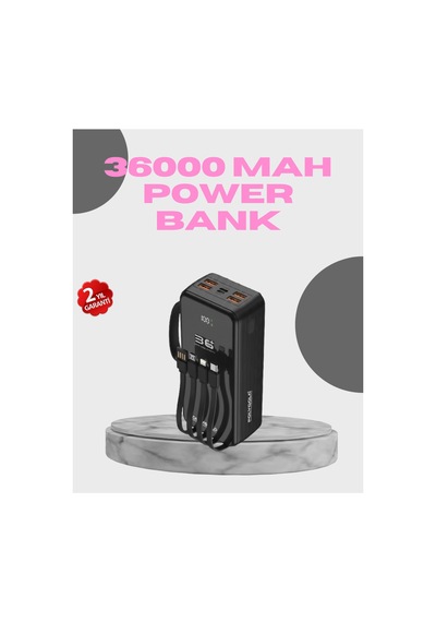 Yüksek Kapasiteli Powerbank Hızlı Şarj Ve Kablosuz Destekli - Hs08372709-2749 Renkli Renkli