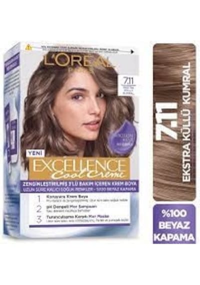 Loreal Excelence 7.11 Extra Küllü Kumral