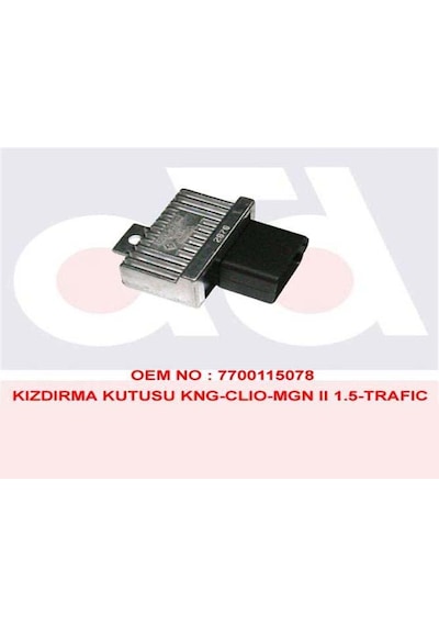 Kango/Megane 2/Clio/Trafic Kızdırma Rölesi 7700115078 6001546572-