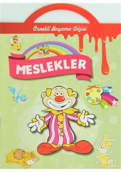 Meslekler Örnekli Boyama- Parıltı Yayınları