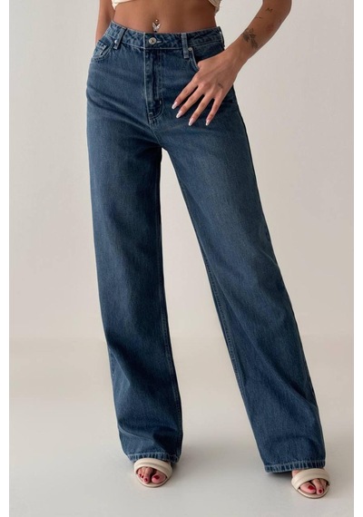 Lacarino 7714 W.leg Kadın Jean Pantolon Ashley Blue
