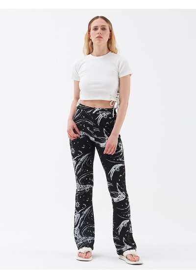 LOFT Crop Kadın Tshirt K.kol Lf2031454 Q1.v1 Beyaz
