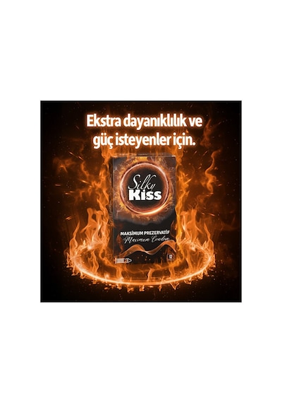 Silky Kiss Maximum 12 Adet Tırtıklı Prezervatif