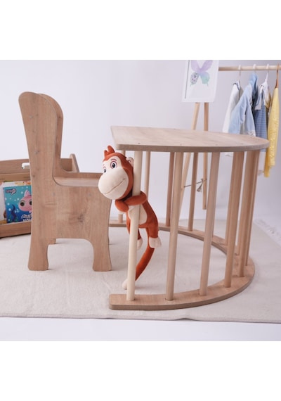 Sincap 3'lü Pikler Halkası Montessori Aktivite ve Oyun Masası Kaydıraklı Tırmanma Seti ve Sandalye Kahverengi Sincap 3'lü Pikler Halkası Montessori Aktivite ve Oyun Masası Kaydıraklı Tırmanma Seti ve Sandalye Kahverengi