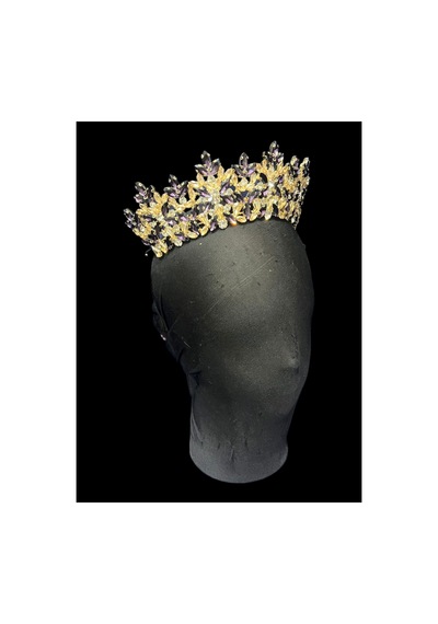 Golden Night Crown-gelin,kına,nişan,söz,after,bride,party Taç Mor - 889679471 Mor
