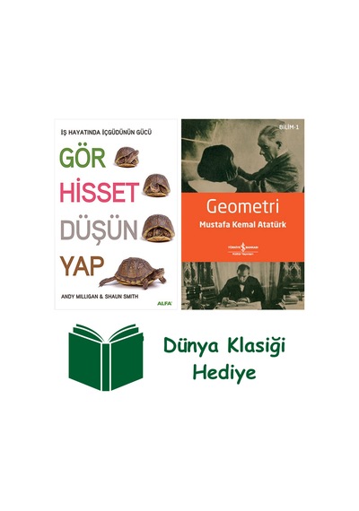 Gör Hisset Düşün Yap + Geometri + Dünya Klasiği Hediye
