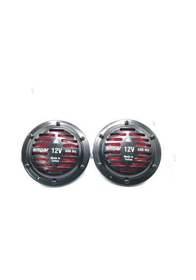 Hella Tip Korna Super Ton Siyah Krom Korna 12v (STS OTO AKSESUAR)