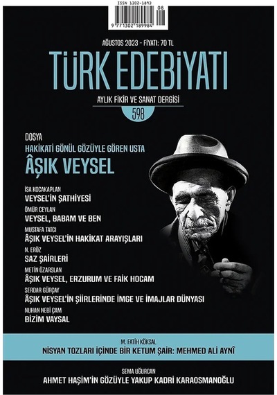 Türk Edebiyatı 598.Sayı Ağustos 2023