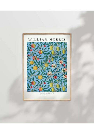 Çerçevesiz Poster William Morris Meyve Deseni No 2