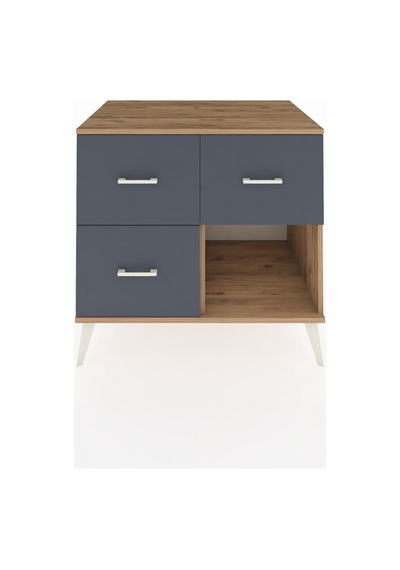 Kronos Şifonyer 3 Çekmeceli 88x59x80 Çam-aytaşı/antrasit Aytaşı/antrasit Kronos Şifonyer 3 Çekmeceli 88x59x80 Çam-aytaşı/antrasit Aytaşı/antrasit