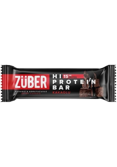 Züber Kakaolu Yüksek Protein Bar 45 G - 12 x 45 G Züber Kakaolu Yüksek Protein Bar 45 G - 12 x 45 G