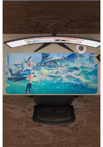 Mualani Genshin Impact Anime Gacha V2 - 90x40 Xxl Gaming Mouse Pad Fare Altlığı