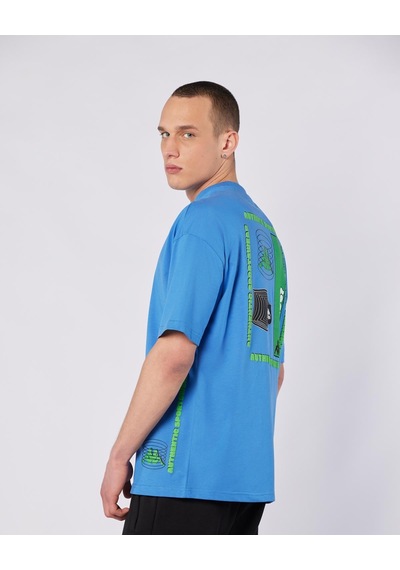 Kappa Bento Tshirt Erkek Mavi Regular Tişört