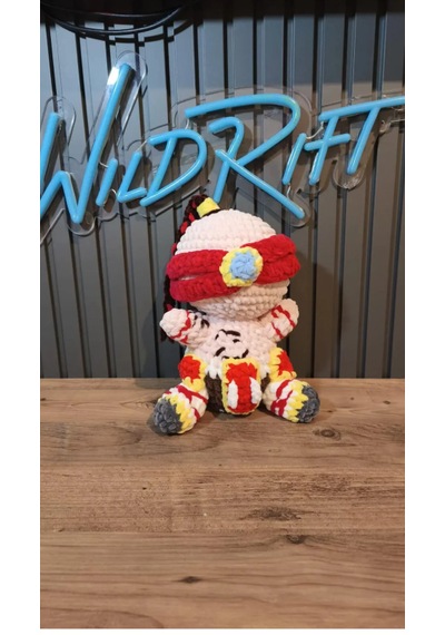 El Yapımı Lee Sın / League Of Legends Amigurumi Seti 02 - Çok Renkli