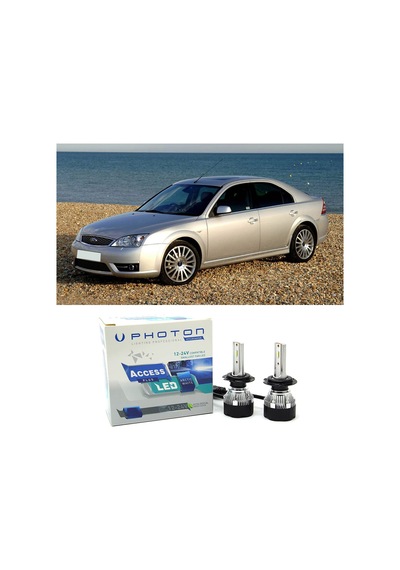 Ford Mondeo Mk3 Led Xenon Uzun Far Ampulü H1 Access Yeni Seri Beyaz 2006-2014