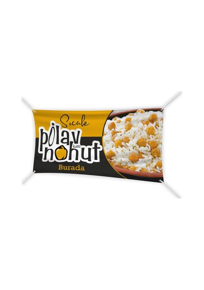 Pilav Nohut 2 Yelken Bayrak + Branda Pankart Paketi V1