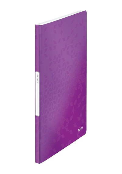A4 Sunum Dosyası, Metalik Mor, 20 Şeffaf Poşetli, 40 A4 Sayfa Kapasiteli, 46310062 02
