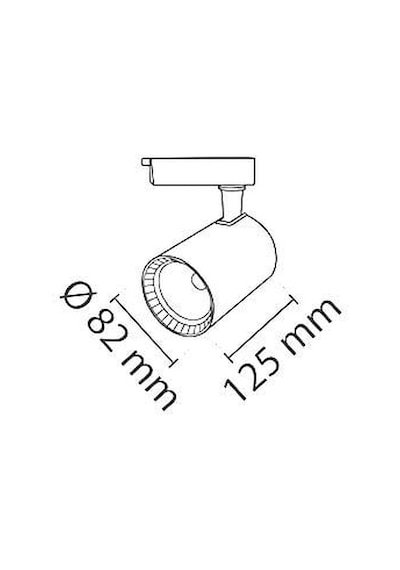 Noas 30w 6500k Beyaz Işık Siyah Paris Led Ray Spot Yl29 3101 Siyah