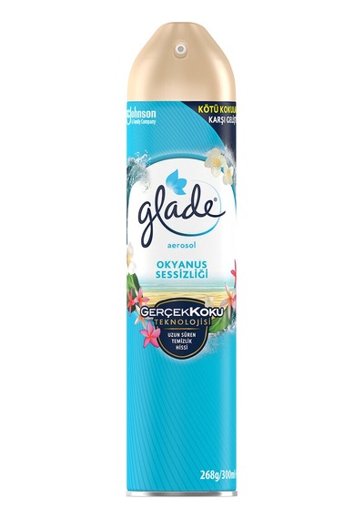 4 Adet Glade Oda Kokusu Aerosol 300 Ml Okyanus Sessizliği Çok Renkli