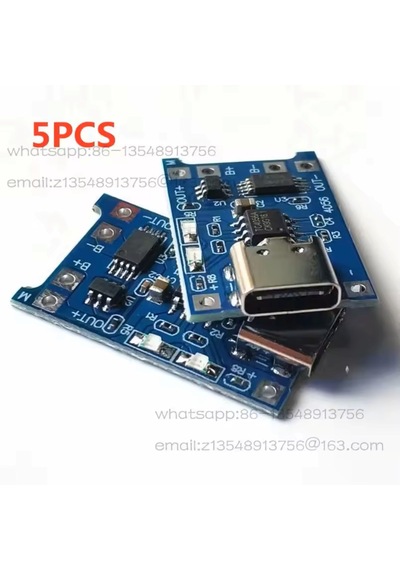 Tp4056 5 Adet Ters Akım Korumalı Tp4056 18650 Type C