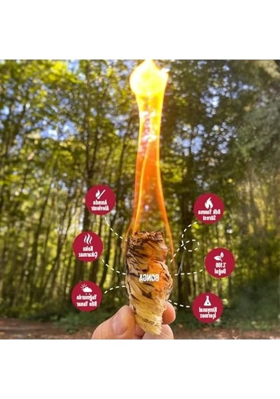 Mangal Ve Barbekü Tutuşturucu, 150 Adet Doğal Odun Yünü İle Açık Bej