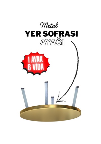 25 Cm Metal Yer Sofrası Ayağı - Katlanır Çinko Sini Altı Takımı 4 Adet Metal Katlanır Sehpa Ayağı Katlanır Ayak Parmak İzi Bırakmaz Inox Parmak İzi Bırakmaz Inox