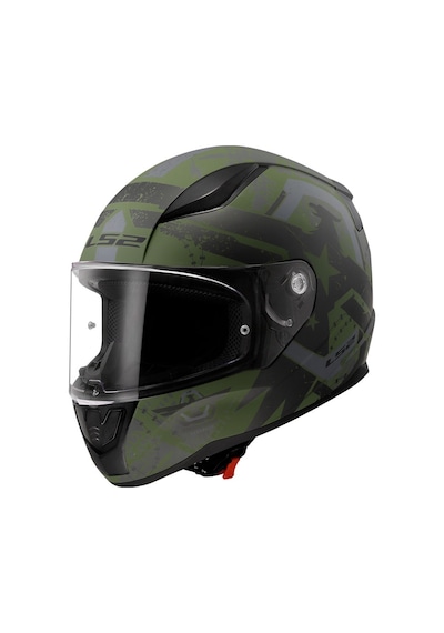 Ls2 Rapıd 2 Thunder Birds Kapalı Motosiklet Kaskı Yeşil - Siyah