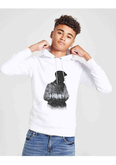 Tshirthane Peaky Blinders Tommy Shelby Gölge Baskılı Unisex Çocuk Sweatshirt (528599466)