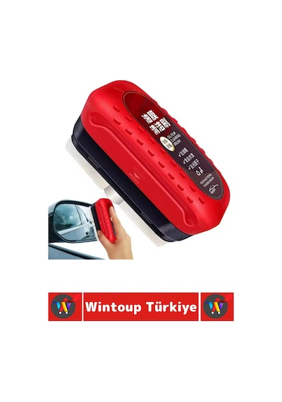 Ergonomik Ön Yan İç Ayna Banyo Düz Zemin Cam Sis Buğu Engelleyici Araç Yağ Filmi Temizleme Süngeri