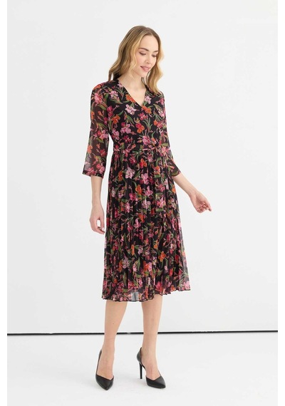 Selen Kadın Elbise 25ysl7639 Siyah