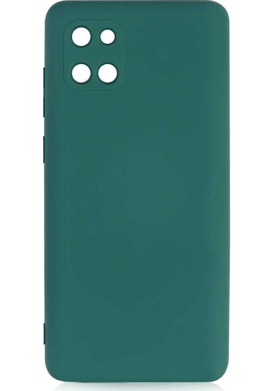 Zore Galaxy Uyumlu A81 Note 10 Lite Kılıf Mara Lansman Kapak - Koyu Yeşil Koyu Yeşil