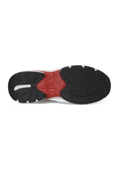 U.s. Polo Assn. Felıx Glb 4pr Siyah Erkek Sneaker Siyah-kırmızı Siyah - Kırmızı