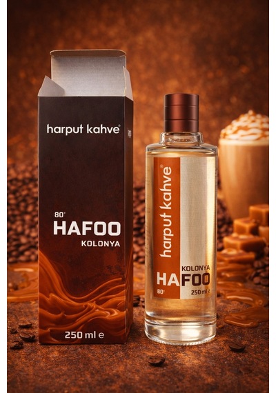 Harput Dibek Özel Üretim Kolonya 250 Ml Hafoo Karamel Kahve