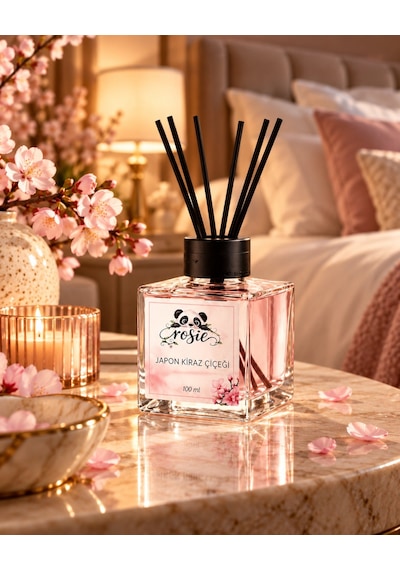 Rosie Japon Kiraz Çiçeği 7'li Çubuklu Oda Kokusu Seti 7 X 100 Ml Sakura Esintisi