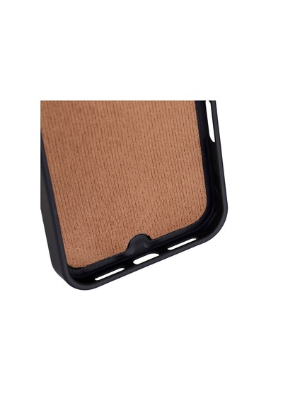 Bloomcase Mono Saddle Heritage Apple iPhone Uyumlu 17 Pro Max/ 18 Pro Max 6.9" Hakiki Deri Magsafe Kılıf Kahverengi