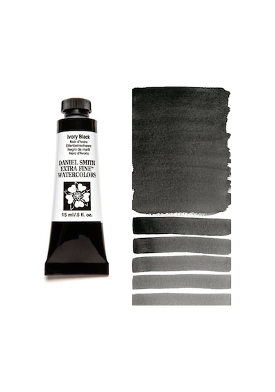 Extra Fine Tüp Suluboya 15 Ml Seri 1 Ivory Black Nocolor-fedc37f3