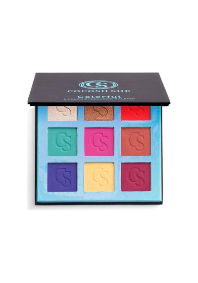 Cocosh She Colorful 9 Renk Göz Farı Paleti, Yüksek Pigmentasyon, Topaklanmaz, Kolay Dağılım - 9 Color Diğer