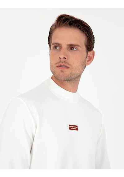 Pierre Cardin Erkek Beyaz Sweatshirt 50293256-vr013 Beyaz