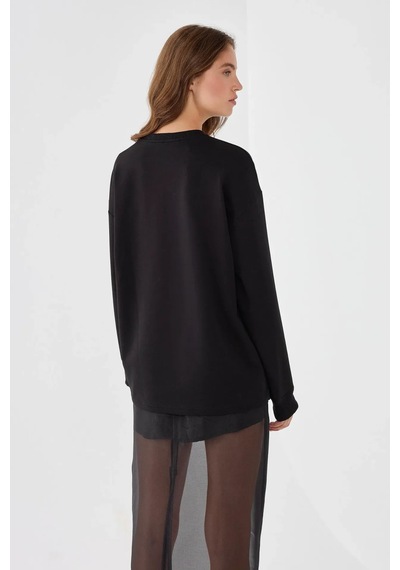 Hiccup Siyah Sweatshirt