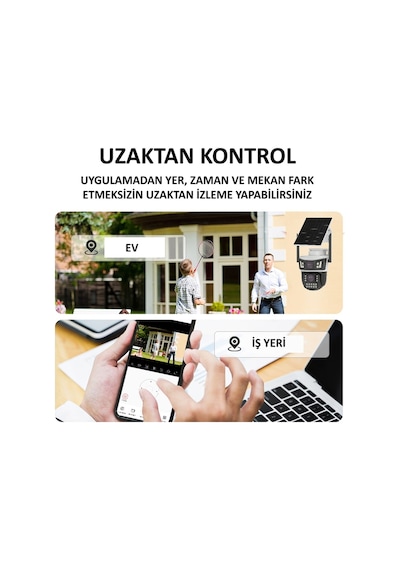 Elite 425 10mp Çift Lens 4g Solar Bataryalı Akıllı Kamera Aov Sürekli Kayıt İnsan Takibi 2 Yönlü Ses
