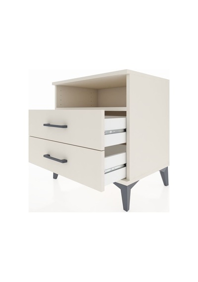 Hyperion Komodin Tek Raflı 2 Çekmeceli 60x44x64 Aytaşı-aytaşı Aytaşı