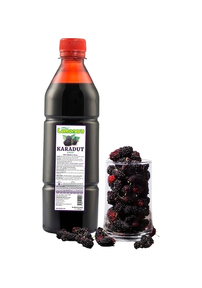 Lemonera Karadut Şurubu Karadut Aromalı Konsantre İçecek 1 L
