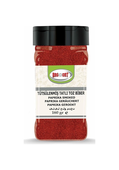 Bağdat Baharat Tütsülenmiş Tatlı Kırmızı Toz Biber 160 G