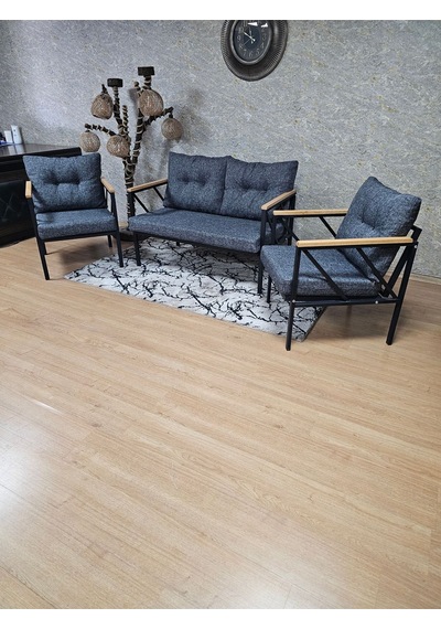 Siyah Boyalı Bahçe - Balkon - Mutfak Çay Seti Takımı Bahçe Koltuk 001 Siyah Boyalı Bahçe - Balkon - Mutfak Çay Seti Takımı Bahçe Koltuk 001