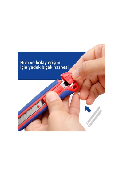 Workpro Wp212008 9 Mm Ağır Hizmet Paslanmaz Çelik Kasa Maket Bıçağı