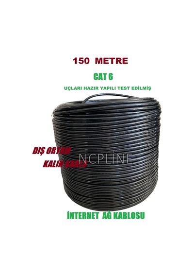 Eyepc Cat6 150 M Dış Ortam Internet Kablosu Bilgisayar Modem Arası CAT 6