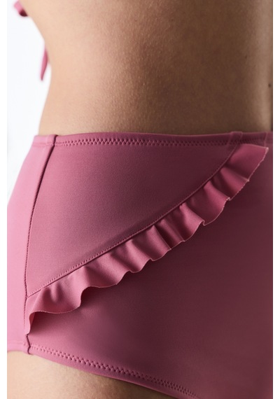 Penti Gül Pembesi New High Ruffle Bikini Altı