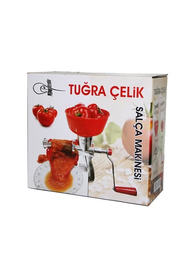 Kollu Alüminyum Salça Makinesi Süzgeçli - Plastik Hazneli Çok Renkli